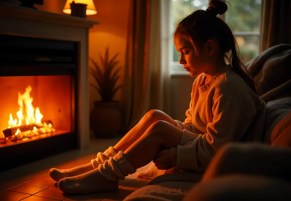 electric fireplace and heater